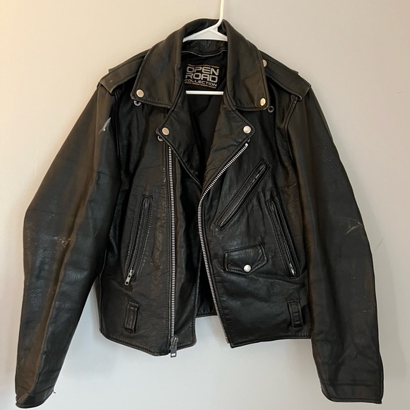 Black Leather Jacket - Picture 1 of 8
